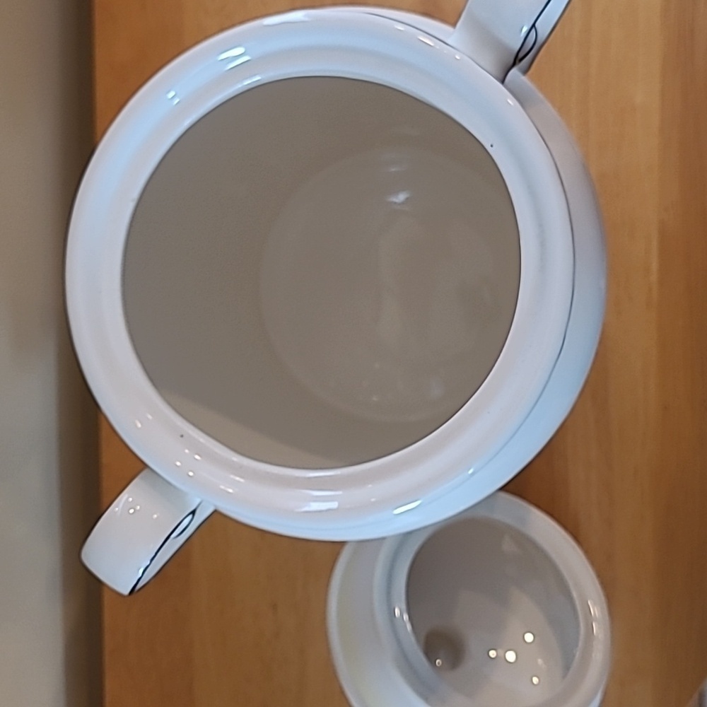 KATIE MANDY 'Follow Your Heart' Lidded Ceramic Canister/Cookie Jar With Handles - Picture 8 of 15